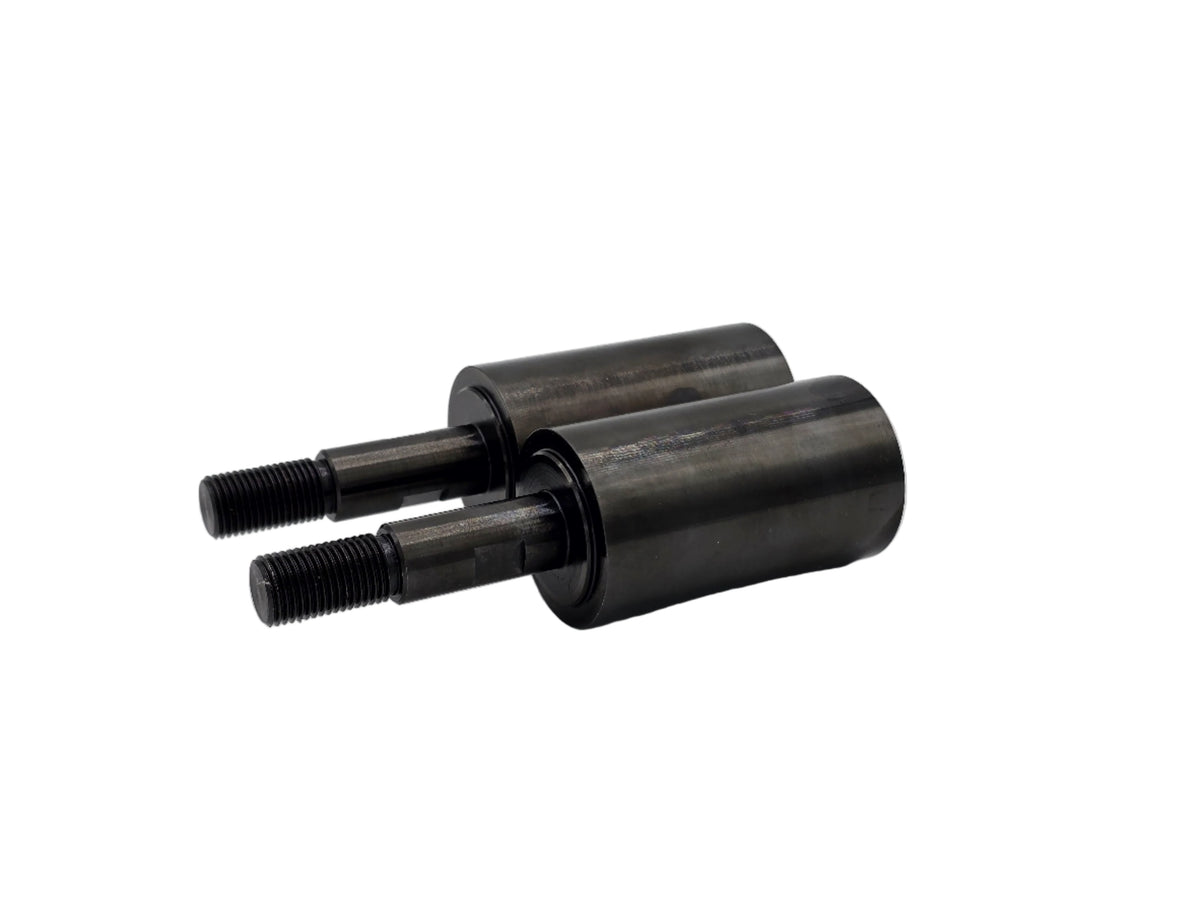 Black 2.5 inch Yamaha handlebar risers