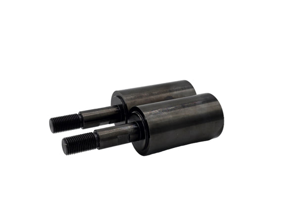 Black 2.5 inch Yamaha handlebar risers