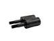 Black 2.5 inch Yamaha handlebar risers