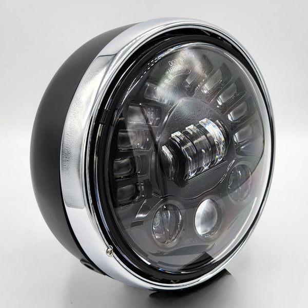 SV650 LED Headlight Adapter in the stock housing