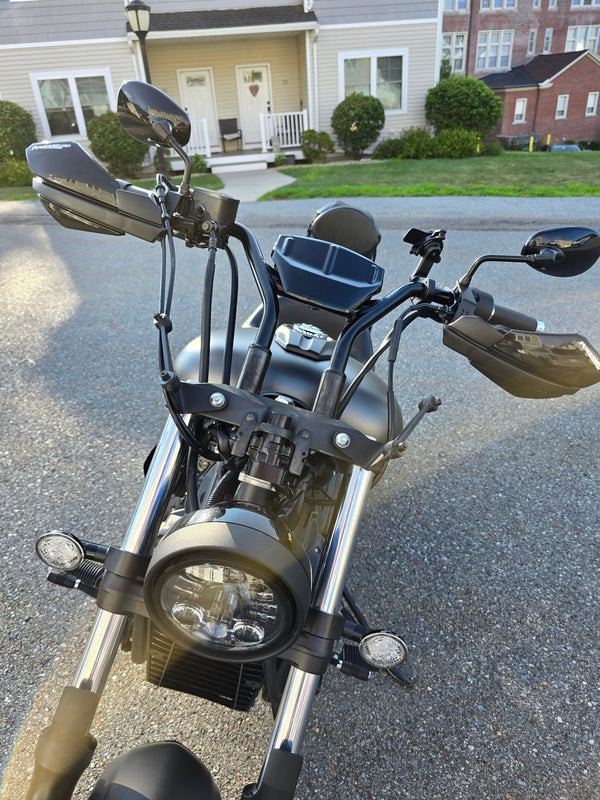 Yamaha Stryker Front View with Handlebar risers