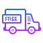 Free and Fast shipping icon